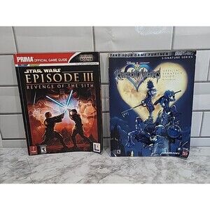 Kingdom Hearts Strategy Guide & Star Wars Episode 3 Revenge Of The Sith *Read